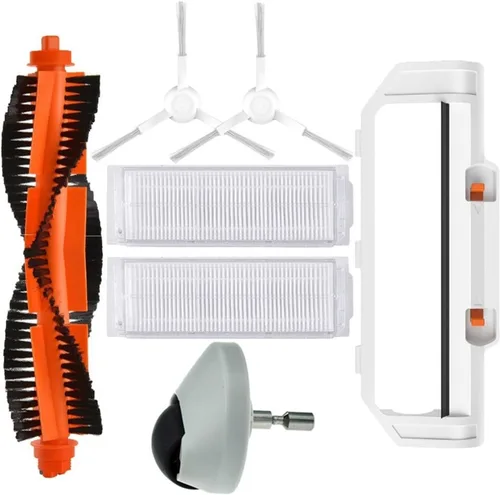 Miniatura 2 de McbeAn Compatible con Xiaomi Robot Aspiradora S10 Accesorios Aspiradora Piezas de Repuesto Repuesto Cepillo Principal Filtro Hepa Trapeador Paño