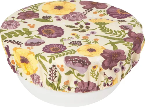 Miniatura 5 de Now Designs Adeline Save It - Juego de 2 fundas reutilizables de algodón para tazones de 7.5 y 9.25 pulgadas