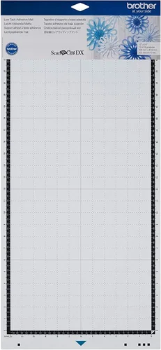 Miniatura 10 de Brother ScanNCut DX - Paquete de 2 alfombrillas adhesivas de baja adherencia, 12 x 12 pulgadas y 12 x 24 pulgadas, para materiales finos y delicados