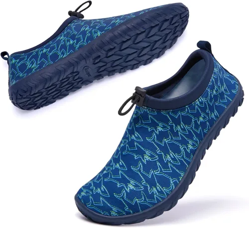 Miniatura 2 de Racqua Zapatos acuáticos para niños y niñas, zapatos acuáticos de secado rápido para playa y piscina (niños pequeñosgrandes)