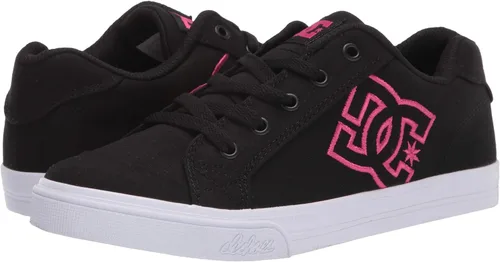 Miniatura 7 de DC Chelsea - Tenis de skate para niños (niño pequeñoniño grande), rosa gris
