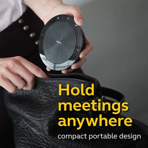 Miniatura 3 de Jabra Speak 510 UC - Altavoz inalámbrico Bluetooth para conferencias - Excelente calidad de sonido, altavoz portátil para reuniones en cualquier