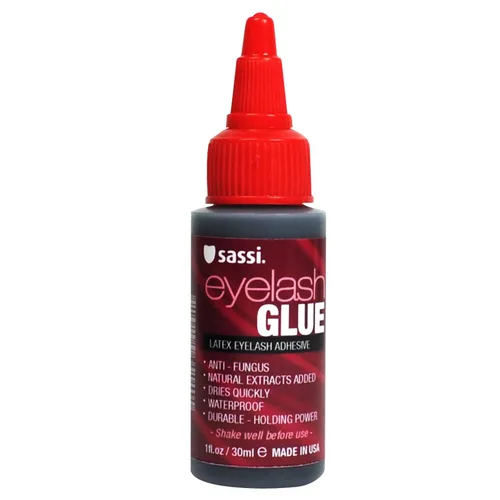Miniatura 5 de Sassi - Pegamento para pestañas oscuro 2 oz Fórmula de extracto natural de secado rápido, impermeable, adhesión duradera, larga duración, adhesivo