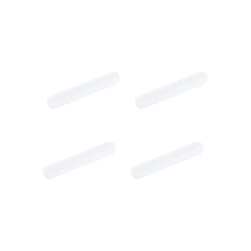 Miniatura 7 de MECCANIXITY Agitador magnético mezclador barra de agitación barra 7 mm (0.28 ") x3mm cilindro forma PTFE recubrimiento imán blanco para laboratorio