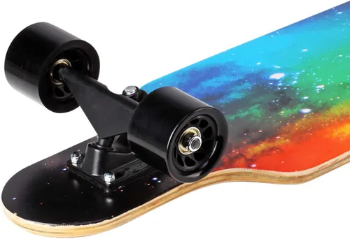 Miniatura 3 de 31" Longboard 7 capas Skateboard Pro Complete Cruiser para crucero, tallado, estilo libre y cuesta abajo con T-Tool