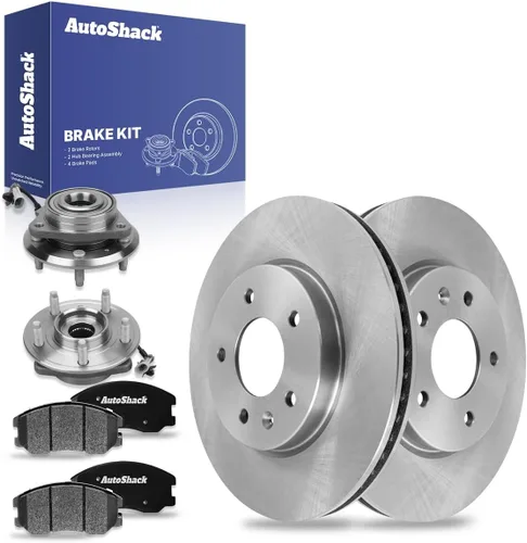Autoshack RHBBK0466 - Kit de freno delantero de repuesto para Chevrolet Equinox Captiva Sport Saturn Vue Pontiac Torrent Suzuki XL-7, rotores de