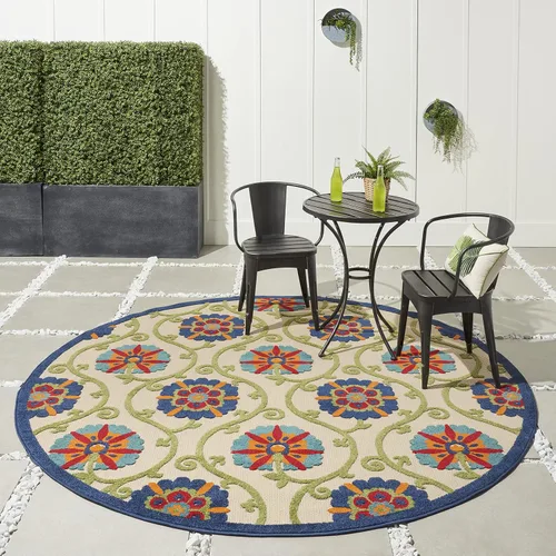Miniatura 18 de Nourison Home Aloha - Alfombra de 2 pies 3 pulgadas x 8 pies, fácil de limpiar, no se desprende, para dormitorio, sala de estar, comedor y cocina