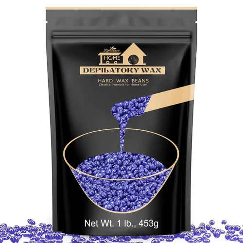 Miniatura 18 de 1 libra de granos de cera dura, kit de cera en perlas de Lifestance para depilación de cera dura para cabello fino y delgado, piel sensible, perlas