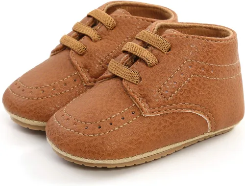 Miniatura 3 de Zapatos para bebés niños y niñas, suela suave, mocasines Oxford, zapatos de cuna para recién nacidos, zapatos antideslizantes para uniforme de boda