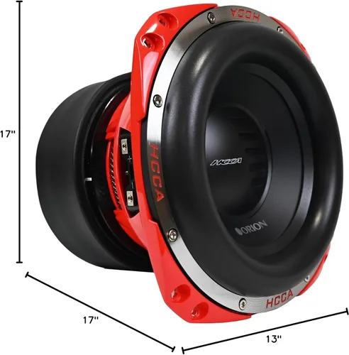 Miniatura 6 de ORION HCCA102 Subwoofer de coche de alto rendimiento de 10", de grado de competición, 8000W de potencia máxima, 2000W RMS, bobina de voz de 3