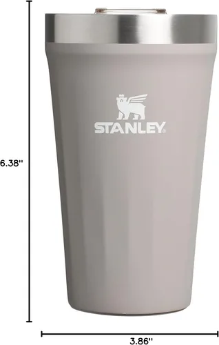 Miniatura 5 de STANLEY Vaso para Uso Diario Tapa de Encaje a Presión para Beber Taza para Bebidas, Café y Cócteles Copa de Vino de Acero Inoxidable Aislada