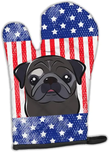 Miniatura 169 de Caroline's Treasures BB4020OVMT Dog House Collection Border Collie - Guante de horno grueso resistente al calor para sartenes calientes y horno