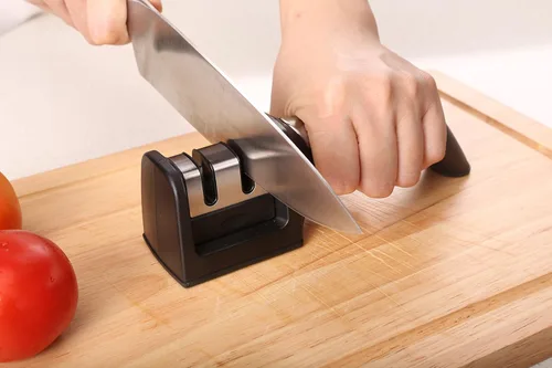 Miniatura 2 de Ergo Chef Fastedge - Afilador de cuchillos de 2 etapas, afilador de cuchillos de cocina de mesa, carburo de tungsteno y inserciones de cerámica