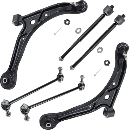 Miniatura 76 de Detroit Axle - Kit de brazos de control de extremo delantero 4WD para Ford 04-08 F-150, 06-08 Lincoln Mark LT, 4 extremos de barra de acoplamiento