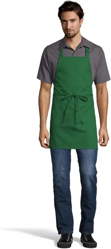 Miniatura 14 de Uncommon Threads Delantal unisex ajustable sin bolsillo para restaurante