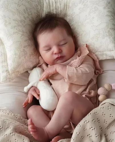 Miniatura 3 de OYESY Muñecas de bebé Reborn realistas de 19 pulgadas Muñecas de bebé realistas Muñecas de bebé recién nacidas que duermen que se ven reales Muñeca