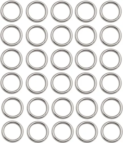 300 anillos divididos de acero inoxidable para hacer joyas, collares, pulseras, aretes, llavero, manualidades (496.614-0.394 in)