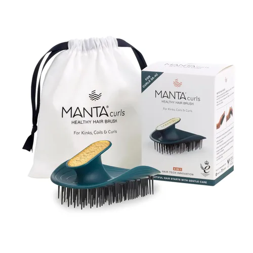 Miniatura 5 de Manta Cepillo de pelo antiroturas para rizos – Cepillo desenredante para cabello rizado y afro, cepillo suave húmedo y seco para mujeres, naranja