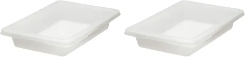 Miniatura 26 de Rubbermaid Commercial Products Tapa de caja de almacenamiento de alimentos para tamaños de 8.5, 12.5, 16.5 y 21.5 galones, transparente