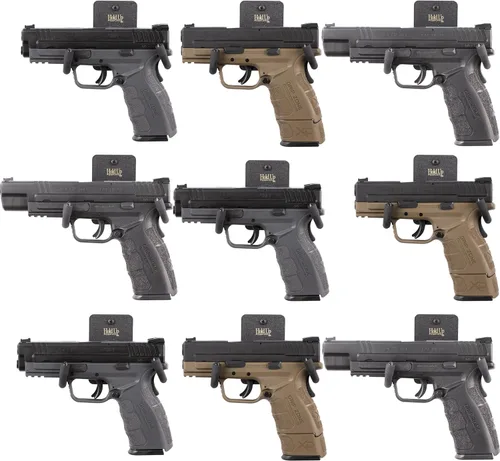 Miniatura 5 de Hold Up Displays - Colgador y almacenamiento para pistolas de mano para sostener Colt, Smith & Wesson, SIG, Ruger - Acero de alta resistencia
