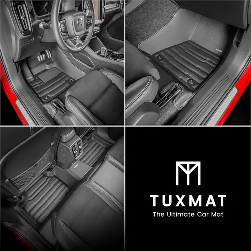 Miniatura 2 de TuxMat - Para los modelos Volvo XC40 Recharge 2021-2024 - Alfombrillas personalizadas para automóvil - Cobertura máxima, todo tipo de clima