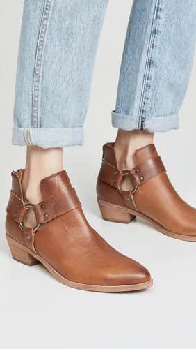Miniatura 3 de Frye Ray Harness - Botines con cremallera trasera para mujer, Marrón, AD TEMPLATE