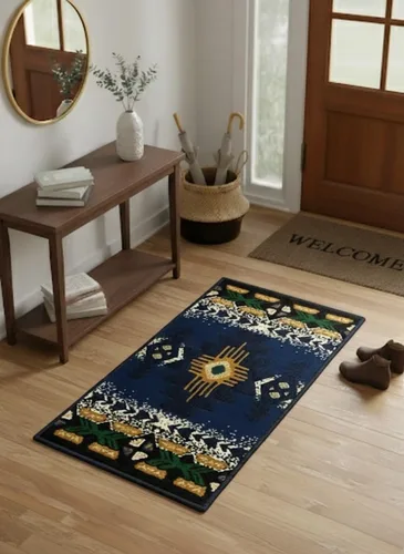 Miniatura 64 de YHSF South West - alfombra estilo nativo americano del suroeste C318 - fácil de limpiar, gruesa, suave, duradera, alfombra inspirada en tribus