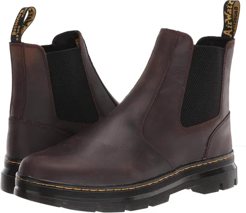 Miniatura 5 de Dr. Martens Botas Chelsea de cuero Embury unisex para adultos