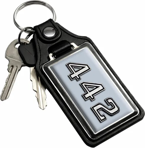 Miniatura 8 de Brotherhood Car Key Chain for Cutlass - Classic Models Keychain for Men and Women Gift Key Ring Azul alpino