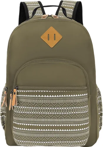 Miniatura 41 de Leaper Mochila para laptop para mujer: linda mochila floral para escuela, universidad, viajes, trabajo, mochila ligera para niños, Negro margarita