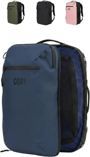 Miniatura 19 de COR Surf - Mochila de viaje aprobada para vuelo, de cabina, para laptop Mochila de equipaje de fin de semana para negocios, unisex, 28 l