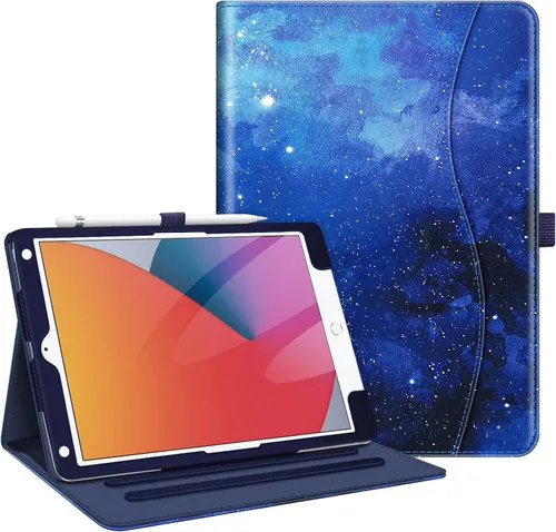 Miniatura 14 de Fintie - Funda para iPad de 9ª / 8ª / 7ª generación (2021/2020/2019) de 10.2 pulgadas - [Protección de esquinas] Funda con soporte de visualización