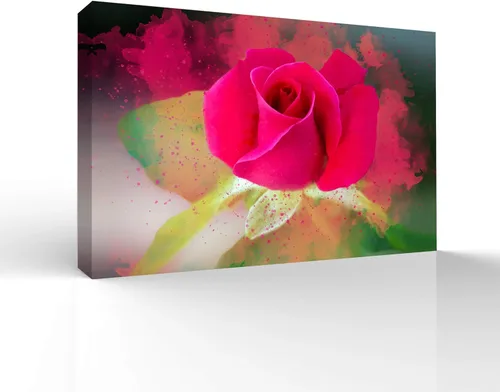 Miniatura 20 de wall26 Canvas Wall Art Beautiful Flowers Pictures Home Wall Decorations for Bedroom Living Room Paintings Canvas Prints Framed - 32x48 inches