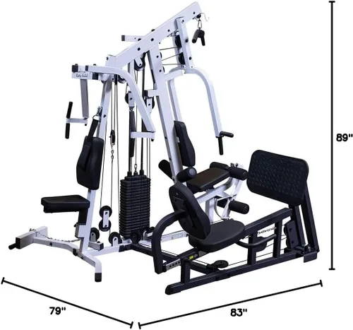 Miniatura 8 de Body-Solid (EXM2500LPS) Máquina de gimnasio en casa multiestación, entrenamiento de fuerza de brazos y piernas, estación de entrenamiento