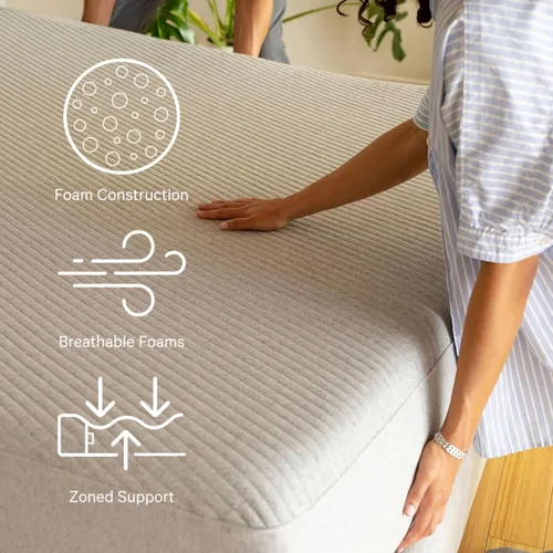 Miniatura 4 de Casper Sleep Colchón Original de Espuma tamaño King – Sensación Media Firme con Soporte Zonal – Aislamiento de Movimiento – Espuma Viscoelástica