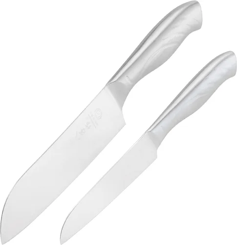 Miniatura 13 de Juego de cuchillos de cocina SHI BA ZI ZUO, cuchillo de carne, cuchillo de chef, cuchillo santoku profesional con mango de diseño ergonómico