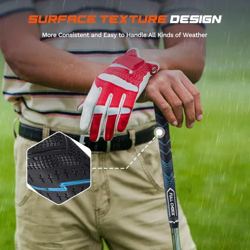 Miniatura 3 de Rubber Golf Grips 13 Pack, High Traction, Non-Slip, Advanced Texture, Choose from 13 Grips or 13 Grips with Regripping Kit, Standard/Mid/Jumbo