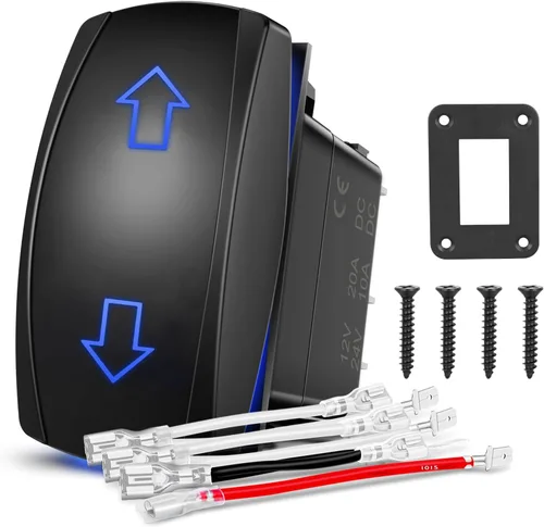Miniatura 13 de Nilight Juego de cables de puente de interruptor basculante de 7 pines para interruptor basculante de encendido/apagado de 7 pines para automotriz