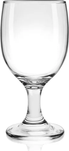 Miniatura 7 de Juego de 4 copas de vino tinto y blanco de 10 onzas, tallo corto, copas de banquete con tallo de cristal, taza de jugo de té helado para fiestas