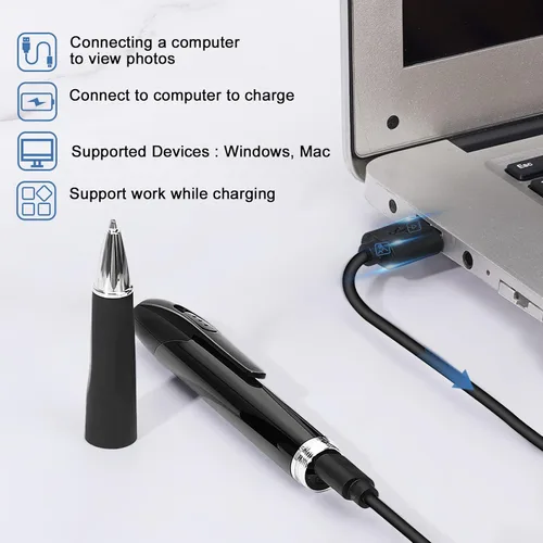 Miniatura 4 de Mini cámara con tarjeta de 32 GB Cámara pequeña 1080P Full HD Video Niñera Cam para seguridad en el hogar Negocios y aprendizaje