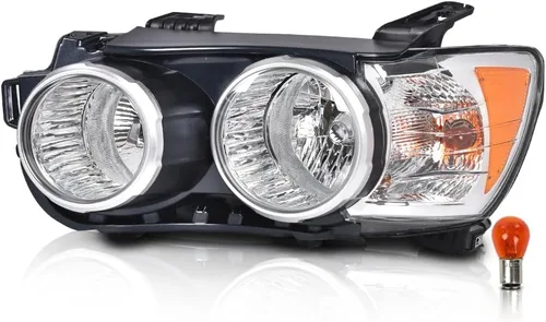 Miniatura 13 de CHEDA Faros delanteros, compatibles con GMC Sierra 1500 2500HD 3500HD 2007-2013, faros delanteros de cristal, lente transparente, carcasa negra