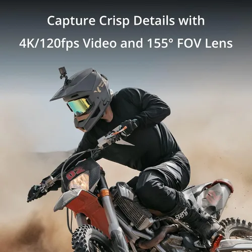 Miniatura 3 de DJI Action 2 Combo de doble pantalla – Cámara de acción 4K con pantallas táctiles OLED duales, FOV de 155°, accesorios magnéticos, tecnología