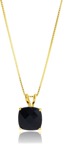 Miniatura 31 de MAX + STONE Cushion Cut Gemstone Necklace 8mm Solitaire Birthstone Necklace for Women Gemstone Pendant Necklaces with 18 inch Box Chain
