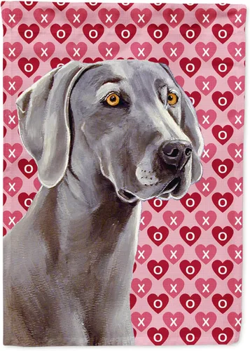 Miniatura 39 de Caroline's Treasures SS4484GF Bandera de jardín con diseño de bulldog inglés y corazones para el Día de San Valentín, bandera decorativa para patio