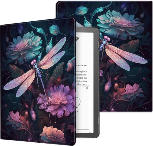 Miniatura 55 de Funda para Kindle básico de 6 pulgadas (11.ª generación), múltiples ángulos, piel sintética, delgada, con función de encendido y apagado automático