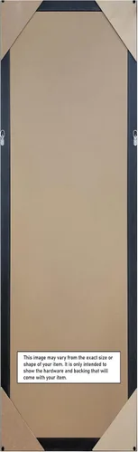 Miniatura 8 de Amanti Art Espejo de longitud completa cereza para puerta, 52 x 18 pulgadas, espejo de pared alto y estrecho de color cereza de longitud completa