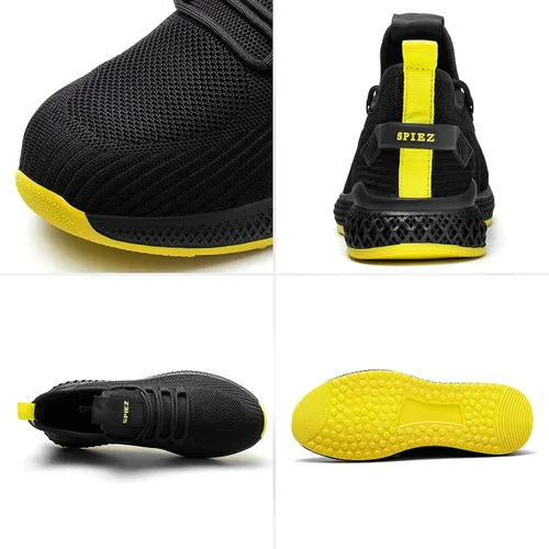 Miniatura 4 de SPIEZ Lightweight Composite Toe Work Shoes for Women, Comfotable Puncture Proof Safety Shoes for Ladies, Breathable Fashion Sneakers for Work and