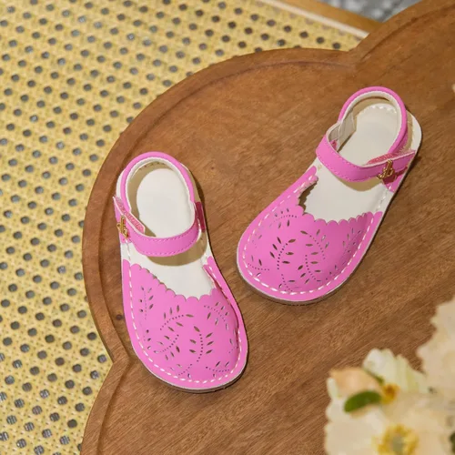 Miniatura 32 de THEE BRON Sandalias cómodas para niñas, zapatos para niños, sandalias rellenas
