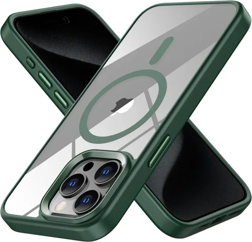Miniatura 8 de Funda magnética para iPhone 12 Pro Max, compatible con MagSafe, [protección contra caídas de grado militar] TPU suave y transparente para iPhone 12