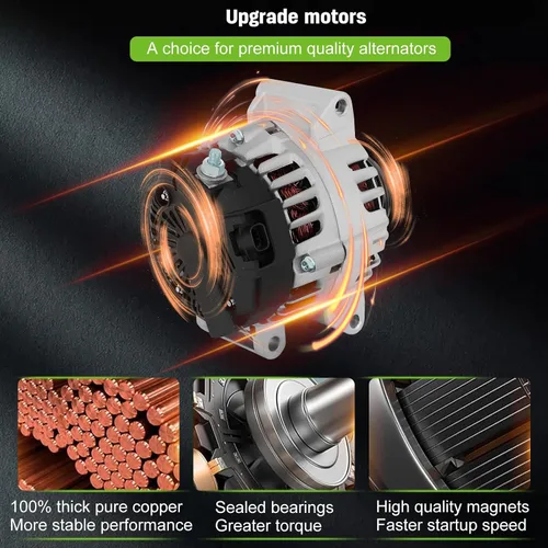 Miniatura 9 de SCITOO Reemplazo del alternador para Buick para Regal 2012 2015-2016, para Chevrolet para Equinox 2010-2015, para GMC para Terrain 2010-2016 11459
